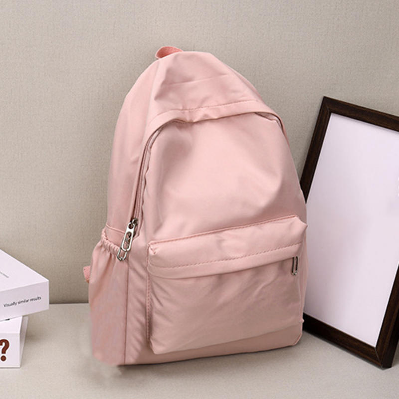 Dames rugzak in effen kleur, g - Canvas Backpack Casual recensie en prijs